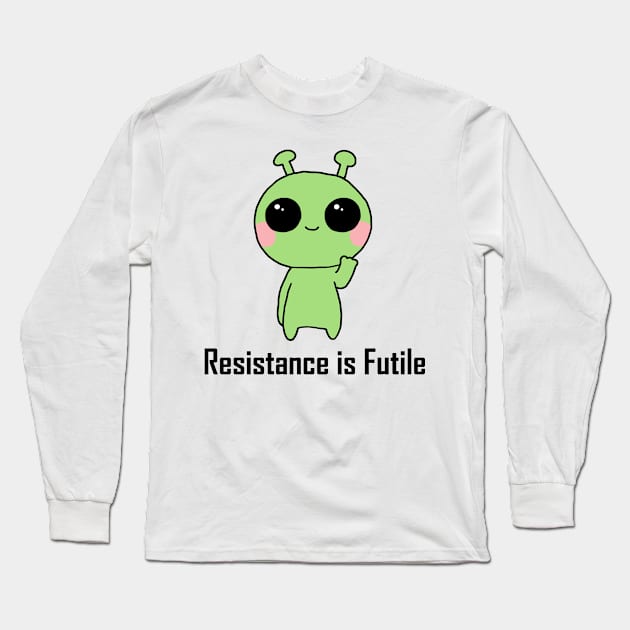 Alien - Resistance Long Sleeve T-Shirt by karutees